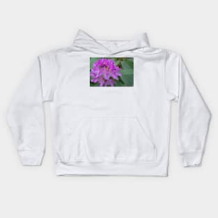 Purple rhododendron flowers Kids Hoodie